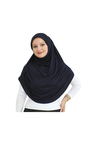 Modish Group Uzun Hazır Giyim Turban Yumuşak Eşarp Islami Giyim Viskon - Lacivert Lacivert