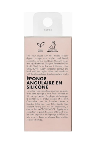 E.l.f. Halo Glow Angled Silicone Face Sponge Krem Ve Sıvı Ürünler Için Sünger