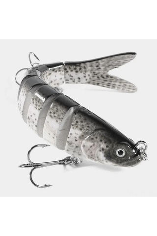 Teltree 8 Bölümden Oluşan Biyomimetik Balık Yem Seti 11.4g, Tatlı/ Deniz Suyu İçin Derin Suyumlu, Mikro Yem, Sahte Yem, 5 Numara