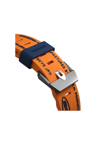 Watch 7 45mm Kordon Skinarma Shokku Silikon Strap Kayış Turuncu Turuncu