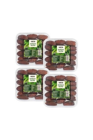 Lüks Medjoul Hurma Yumuşak Etli Büyük Boy 4 Adet X 300 Gr 300 G