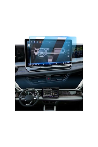 Volkswagen Tayron Uyumlu 2024 2025 Model 12.9 İnç Multimedya 9h Nano Ekran Koruyucu