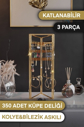 Bino Dekoratif Takı Düzenleyici Stand 3 Parça