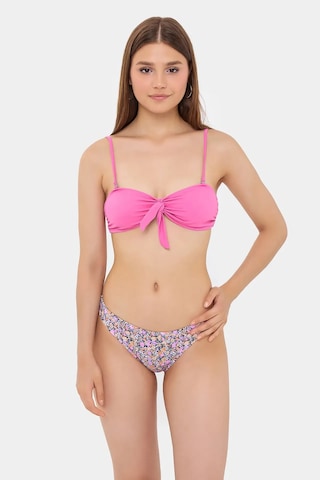Hiccup Yay Detaylı Bikini Takımı Karanfil Pembesi