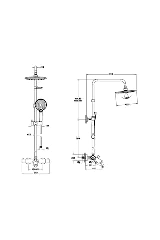 Artema Aquaheat Joy 220b Banyo Sistemi Krom A47208