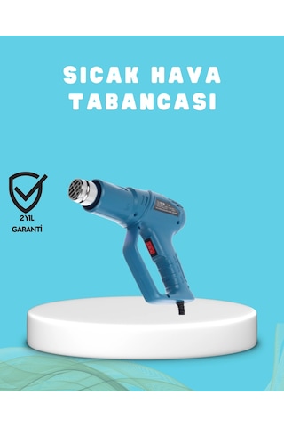 Mey İthalat 2000w Sıcak Hava Üfleme Tabancası Seramik Rezistanslı Profesyonel