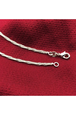 Sones Basit Kişilik Bayan Gümüş Kaplama Basit Yıldız Bileklik Gümüş