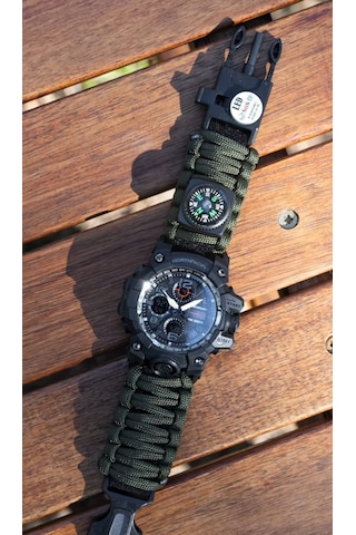 North Pacific 5 In 1 Kampçı Outdoor Kol Saati Çok Fonksiyonlu