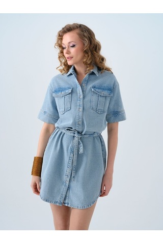 LOFT Regular Fit Kadın Elbise Lf2039911 Q1.v1 Denim