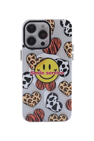 Newface Apple iPhone Uyumlu 13 Pro Max Kılıf Apollo Magneticsafe Desenli Kapak - Apollo Şeffaf Glblseme - 26 - 2