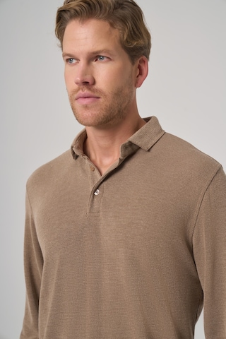 Morven Erkek A-kahverengi Trend Düğmeli Polo Yaka Sweatshirt 26ks063006401 A-kahverengi A.Kahverengi
