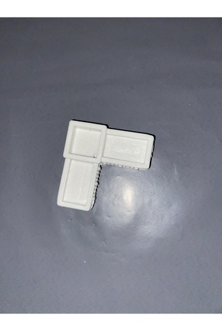 Sineklik 17/25 Plastik Köşe Takozu L Bağlantı Aparatı 8 Adet