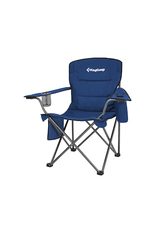 Kingcamp Lotus Xl Cool Ice Ultra Konforlu & Takviyeli Kamp Sandalyesi Blue Mavi