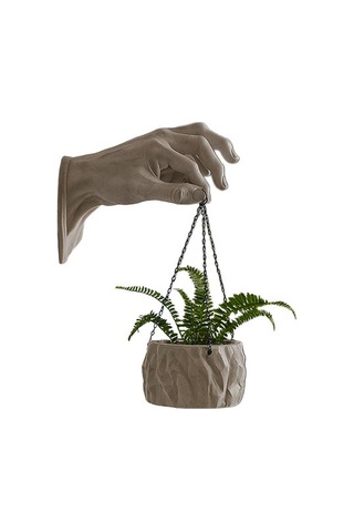 El Şekilli Duvar Saksısı