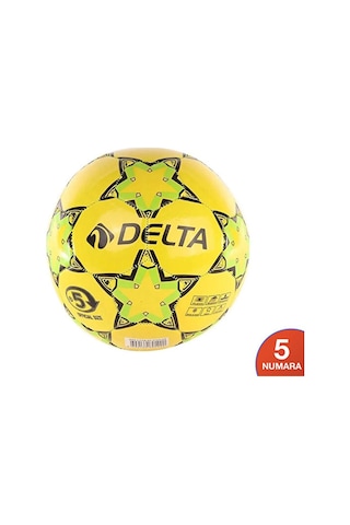 Delta Futbol Topu Makine Dikişli Futbol Topu Makine Dikişli Futbol Topu Stapler-5-sarı Sarı Sarı