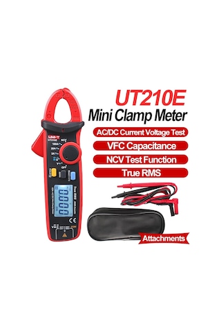 Ut210a-current Clamp Mini Multimetre Test Cihazı Uni T Ut210e Ut210d Amperometrik Ölçüm Pensesi Ampermetre Ac Dc Frekans Kanca Metre Pro