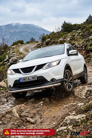 Nissan X-trail 2014-2017 Uyumlu Araca Özel Texas Ön Alt Koruma Ø60mm Krom