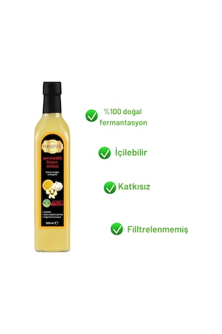 Hanzade Bitkisel Sarımsaklı Limon Sirkesi 3 x 500 ML