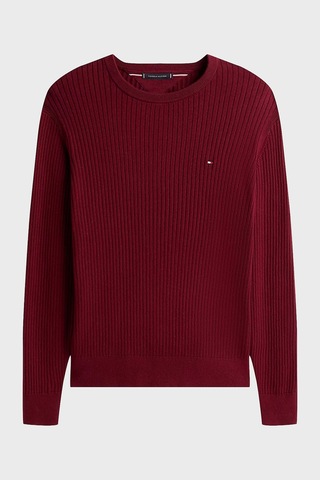 Tommy Hilfiger Erkek Kazak Mw0mw40449 Vlp Bordo Bordo