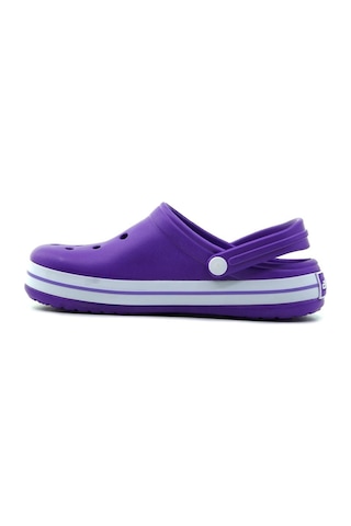 Akınalbella Akınal Bella 22y E195.z.024 Unisex Ortopedik Cross Eva Terlik 36-40 Beyaz - Lila - Mor Mor - Beyaz - Lila