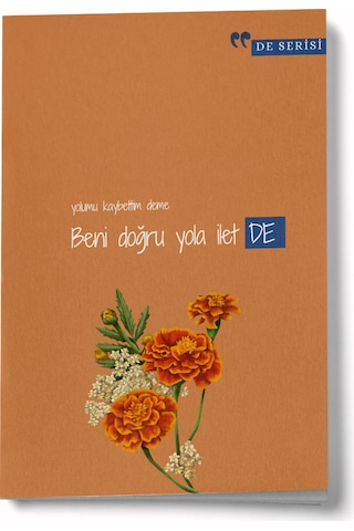 De Serisi: Beni Doğru Yola İlet A6 Çizgili Mini Defter Not Defteri Çok Renkli