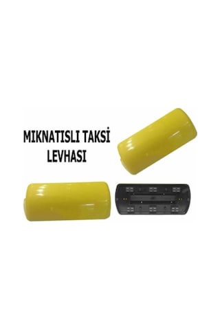 Taksi Levhası Işıklı Mıknatıslı Sarı Yazısız Model