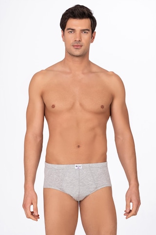Erkek Süprem Slip Gri Melanj Kompedan K0037-gri Melanj Gri Melanj