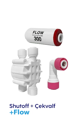 Su Arıtma Cihazı Kiti Shutoff - Flow- Quick Check Valf Su Arıtma Cihazı Kiti Shutoff - Flow- Quick Check Valf