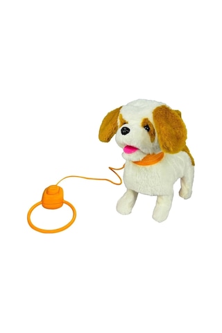 Pft-b019 Peluş Tasmalı Yürüyen Köpek -vardem Oyuncak