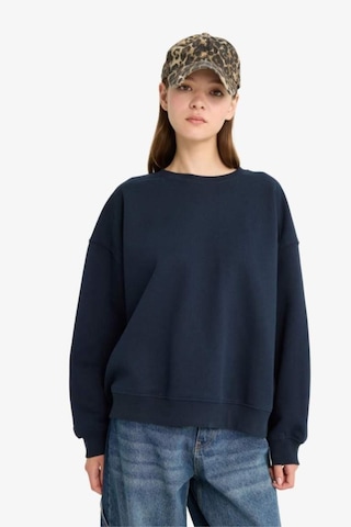 Defacto Lacivert Kadın Sweatshirt A4177ax/nv146 Lacivert