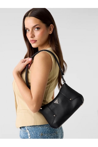 Guess Darcy Dönüştürülebilir Omuz Kadın Siyah Omuz Çantası Hwbg9914180-bla Siyah