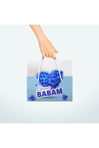 Canım Babam Mesajlı Çantalı Çikolata