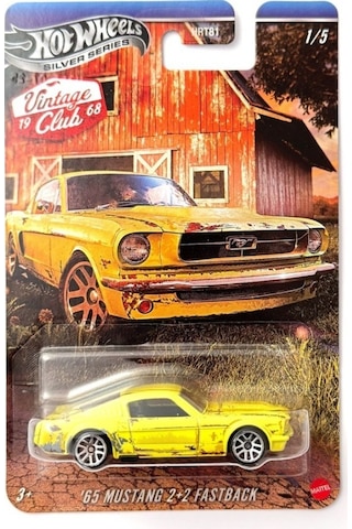Hot Wheels Vintage Silver Series Arabalar - 65 Mustang 2+2 Fastback