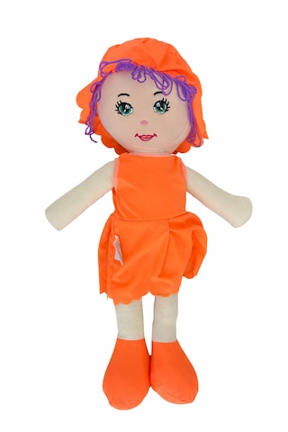 Kız Oyuncak Bebek Elbiseli Oyuncak Bez Bebek 60cm Bez Bebek Özel Yapım Premium Turuncu Bebek 001 Kız Oyuncak Bebek Elbiseli Oyuncak Bez Bebek 60cm Bez Bebek Özel Yapım Premium Turuncu Bebek 001