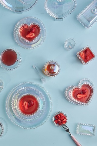 Karaca Rory Kalp Cam Pasta Tabağı 18 cm