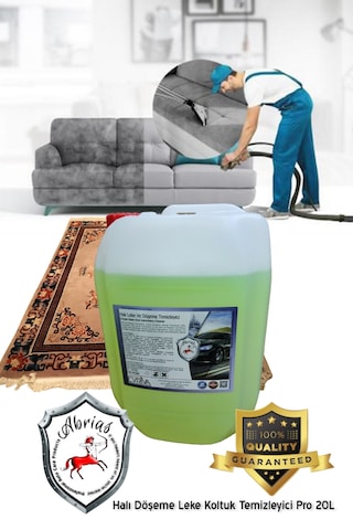 Abrias Döşeme Koltuk Halı Temizleyici Pro 20l Okyanus Kokulu