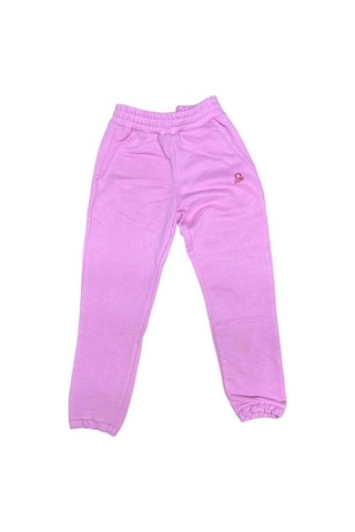 Benetton Kız Çocuk Eşofman Alt 72789 Bnt-g21535 Pembe