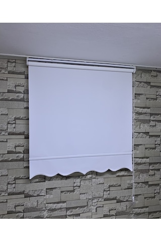 Beyaz Renk Mat Stor Perde Alüminyum Kasa Tüm Ölçülerde