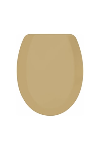 Rona Sütlü Kahve Tisa ThermoPlast Standart Klozet Kapağı (Alttan Monte)