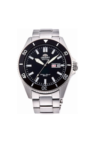 Orient Kanno Diver Ra-aa0008b39b Otomatik Çelik Gri Siyah Kadra 20 Atm 44 Mm Erkek Kol Saati Gri