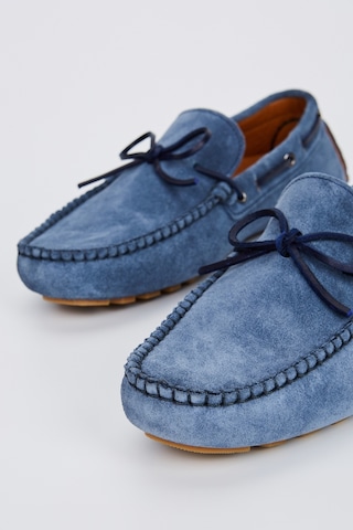 Valmenti Rachele Erkek Jean Süet Hakiki Deri Loafer Ayakkabı 355 13661 Erk Ayk Y23 Mavi