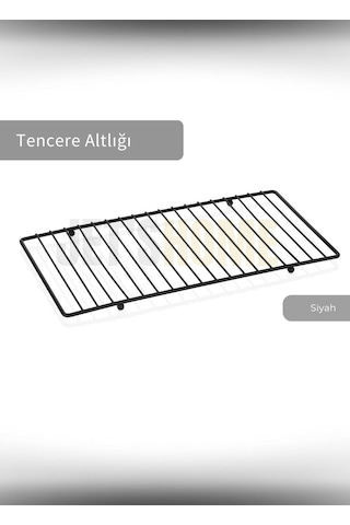 Jet's Home Nihale Paslanmaz Tencere Çaydanlık Altlığı Isıya Dayanıklı Siyah 47x24 Cm Siyah