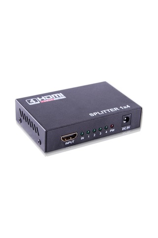 Qport Full Hd 1 Gırıs 4 Cıkıs Hdmı Splıtter Sınyal Cogaltıcı Q-spl4