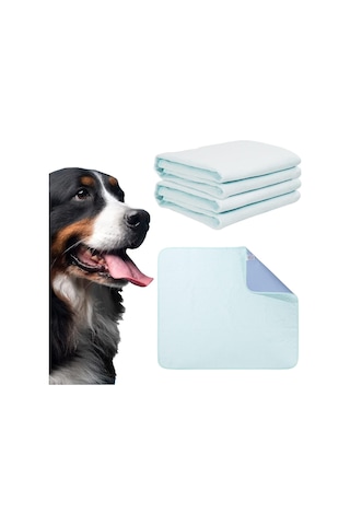 Köpekler İçin Yıkanabilir Pee Pedleri, 2'li Paket Yeniden Kullanılabilir Köpek Pedleri Su Geçirmez Pet Whelping Pedi, 34 X 36 Yüksek Emici Lazımlık Eğitimi Sandık Oyun Parkı Köpek Kulübesi