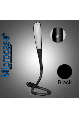 Dokunmatik Esnek Usb Pc Notebook Led Lamb Aydınlatma Al2487 Siyah