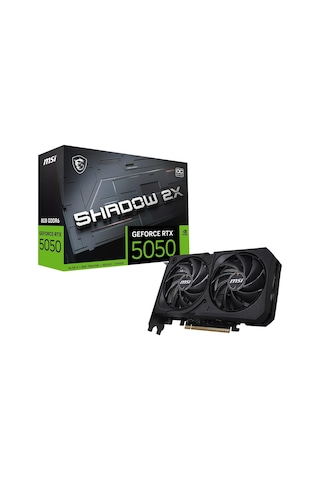 Msı Geforce Rtx 5050 8g Shadow 2x Oc 8gb Gddr6 128b Dx12 Pcıe 5.0 X16 3xdp 1xhdmı