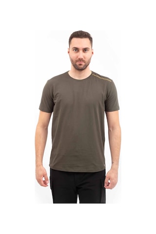 Outdoor T-shirt Günlük Pamuklu Basic Erkek Basetı03 Haki