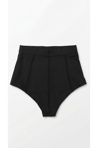 Siyah Süper Yüksek Bel Brezilya Bikini Altı