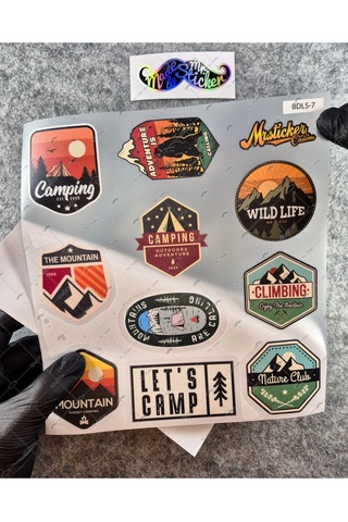Bdls7 Küçük Boy 10lu Sticker Seti
