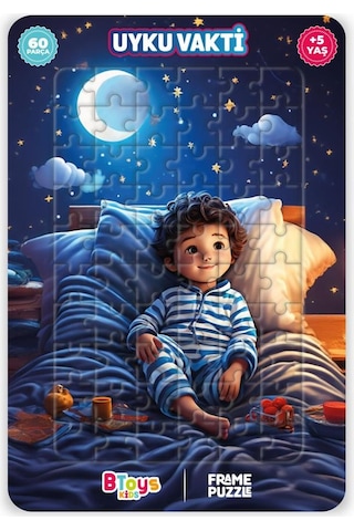 Btoys Kıds 60 Parça Puzzle Uyku Vakti 9115